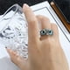 thumbnail image 5 of Minnieouse Anillo de ojo de búho abierto estilo vintage y exquisito anillo de búho de ojo artesanal tamaño ajustable a prueba de herrumbre Ropa, zapatos y accesorios Miscelánea Amarillo, 5 of 6
