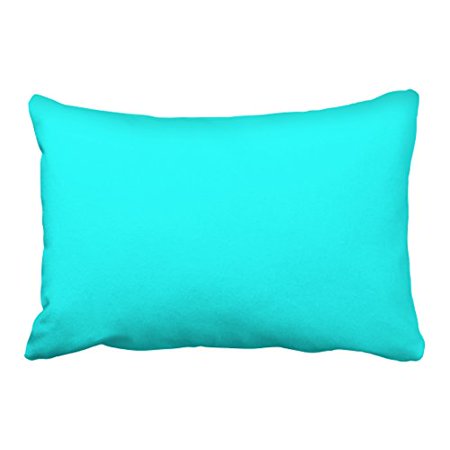 Winhome Decorative Decors Neon Aqua Blue Bright Turquoise Color