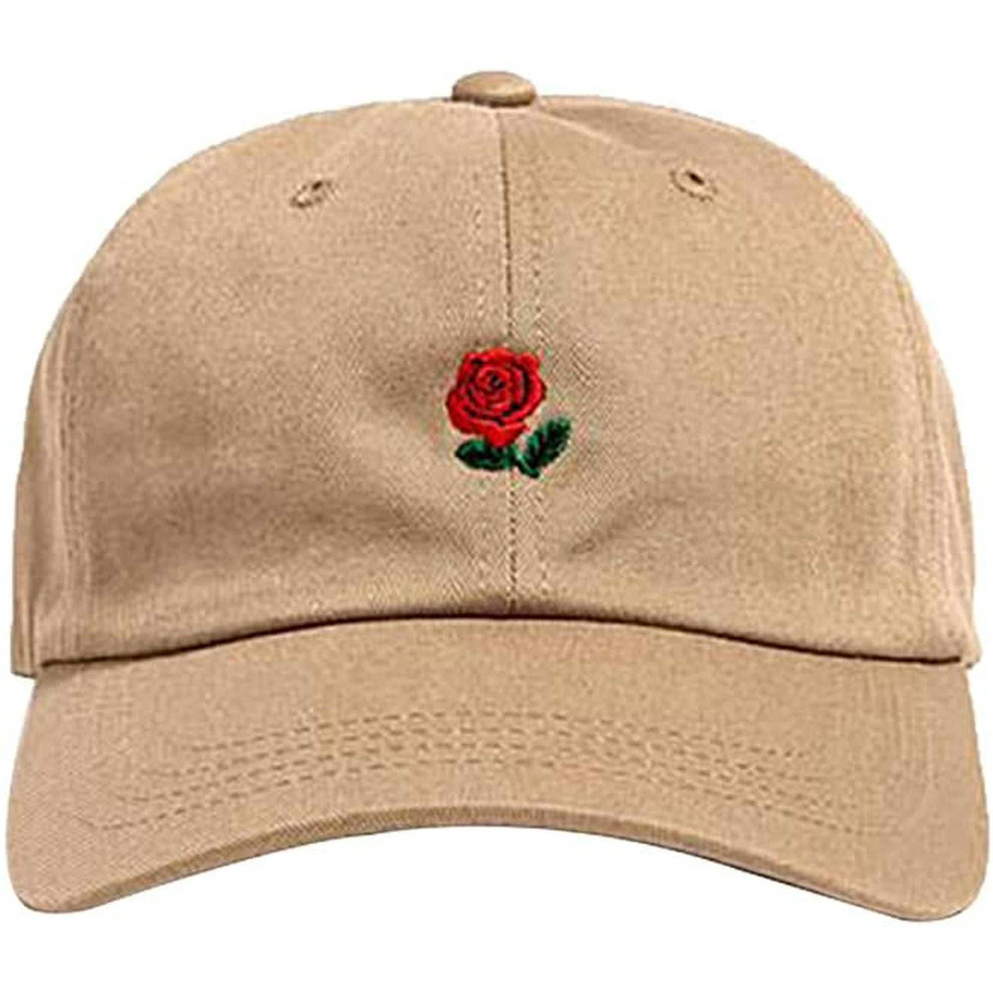Wild Embroidery Small Flower Cap Rose Flower Embroidered Outdoor