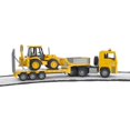 thumbnail image 5 of Bruder Toys MAN TGA Low Loader Truck with JCB Backhoe Loader on Trailer | 02776, 5 of 5
