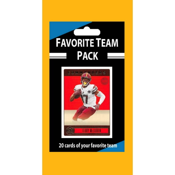 20 Card Team Pack Commanders 2024 2023 Score Donruss Terry McLaurin