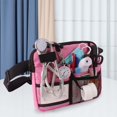 thumbnail image 6 of Sharplace Multi Compartment Nursing Bag Pocket Belt Organizer Nurse Fanny Pack Durable Nurse Tool Belt Pouch for Scissors Bandages Keys Pink, 6 of 10