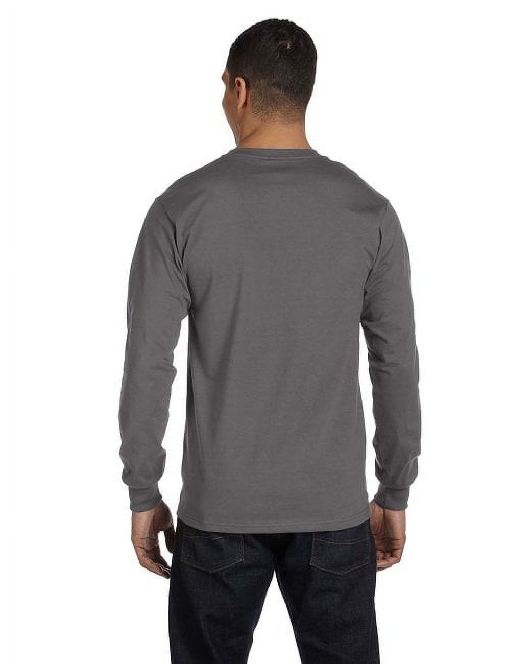 Hanes Men's and Big Men's Premium Beefy-T Long Sleeve T-Shirt, Up To 3XL - image 2 of 3