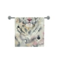 thumbnail image 3 of MKHERT Watercolour Painting Of White Tiger Bath Towel Hand Towel Shower Towel Washcloth 30x56 inch, 3 of 3