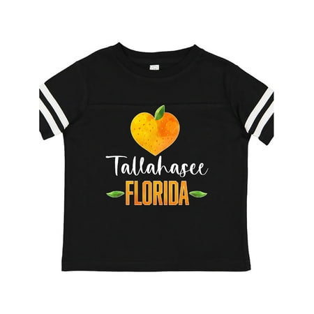

Inktastic Tallahassee Florida Orange in Heart Gift Toddler Boy or Toddler Girl T-Shirt