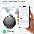 thumbnail image 4 of Air Tracker Tag (iOS Only), Bluetooth Tracking Device, Item Finder and Key Locator, Works with Find My App,Global 2 Pack Smart Tag for Vehicle/Luggage/Wallet, No Monthly Fees, 4 of 9