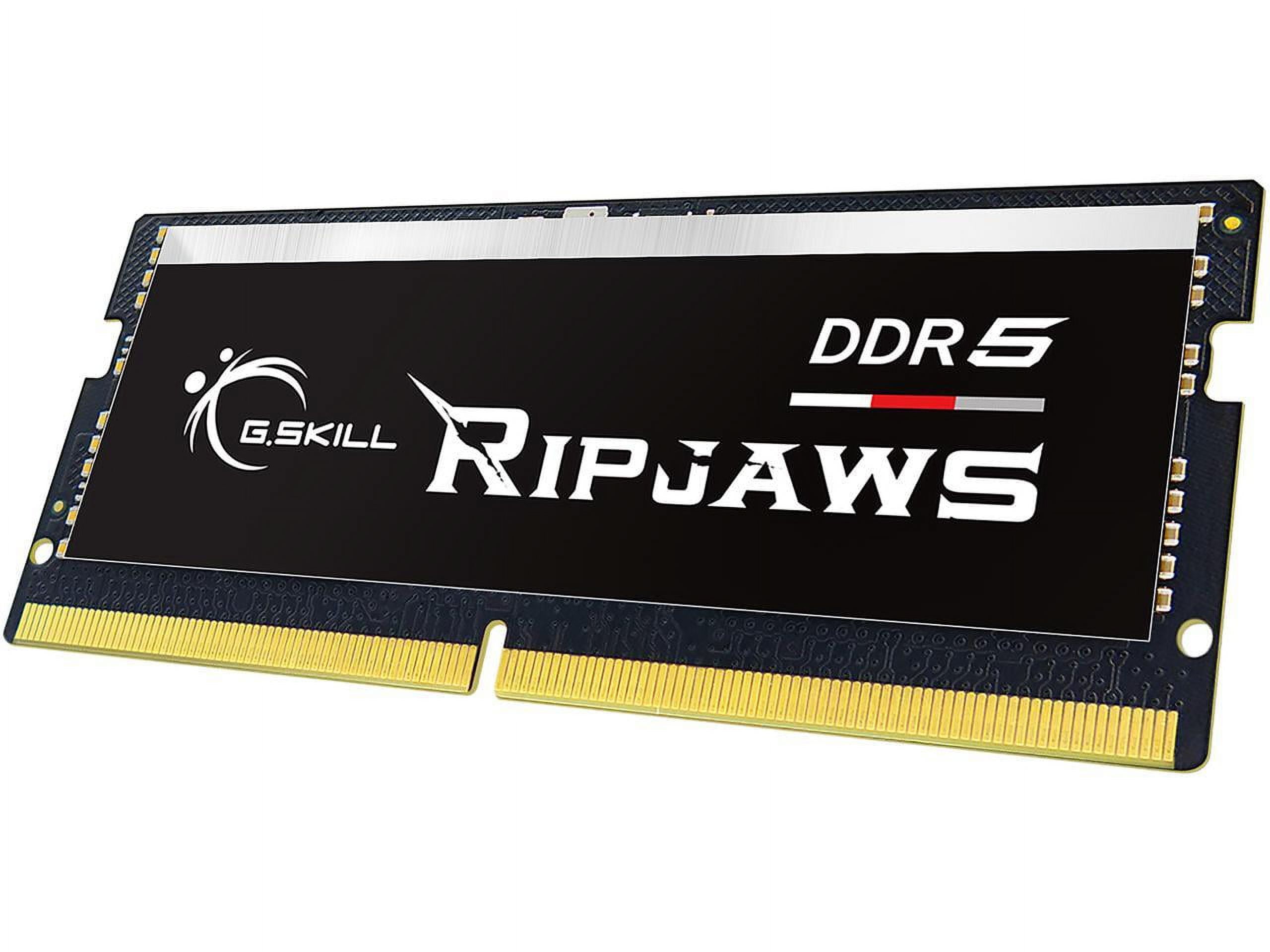 専用G.SKILL DDR5 5600 32GB(DDR5 PC5-44800) G.SKILL Ripjaws 32GB DDR5 5600 (PC5 44800) RAM for Laptop, SO-DIMM