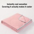 thumbnail image 4 of Summer Cooling Blanket - Soft Cloth Quilt (40x60in) - Hot Sleeper Comforter & Air Conditioning Friendly, 4 of 5
