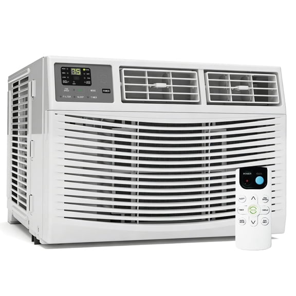 14000 BTU Window Air Conditioner 700 sq ft. Ac Units Intelligent , LED Diswplay Screen, with Remote Control, Can Be Used as a Dehumidifier/Fan