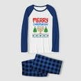 thumbnail image 4 of Christmas Family Pajamas With Dog Bigfoot Believe, Buffalo Plaid Pajamas, Extended Sizes Available, 4 of 7