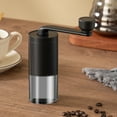 thumbnail image 5 of 1 Pcs Hand Crank Coffee Grinder Manual Portable Coffee Machine for French Press Turkish Coffee, Adjustable Grinding, Plastic Body, 19g Bean Capacity, Travel Camping Outdoor Use, No Battery Needed, 5 of 8