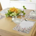 thumbnail image 4 of Ambesonne Music Place Mats Set of 4, Colorful Festival Frame, Standard Size, Multicolor, 4 of 6