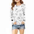 thumbnail image 1 of Tungbrin Girls DIY Hand Painted Colorable Shirts Funny Long Sleeve Crewneck Tops Kids Spring Fashion Coloring Pullover Shirts, 1 of 8
