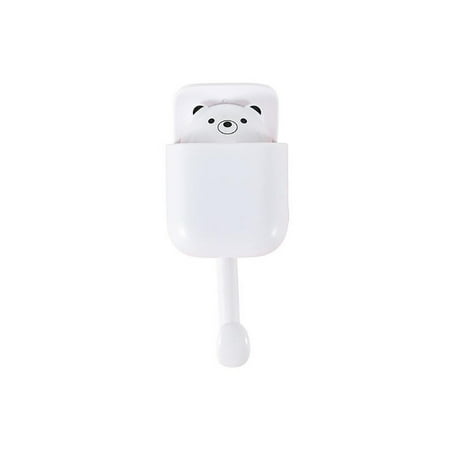 

Kuluzego Cute Cat Hook Free Punch Wall Hanging Entrance Key Sticky Hook Wall Storage Hook