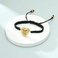 thumbnail image 5 of Cremation Jewelry Heart Urn Bracelet for Ashes for Women Men Adjustable Memorial Keepsake Rope Bracelet, 5 of 7