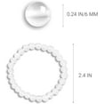 thumbnail image 2 of Moonstone Intuition 6mm Beaded Bracelets for Women Handmade Semi Precious Natural Stone Stretch Elastic Jewelry Yoga Protection Gifts, 2 of 4