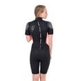 thumbnail image 4 of Seavenger 3mm Shorty Wetsuit with Stretch Panels, Perfect for Scuba Diving, Snorkeling, Surfing (Surfing Salmon, Women's 15), 4 of 5