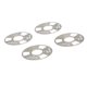 thumbnail image 1 of 4 Rollos De Cinta De Casete De Carrete A Carrete, 40 Mm De Diámetro, 0,25 Mm De Grosor Del Carrete, 2 Ruedas, aleación De Aluminio, Cinta De Sonido Universal De Carrete Abierto, 1 of 7