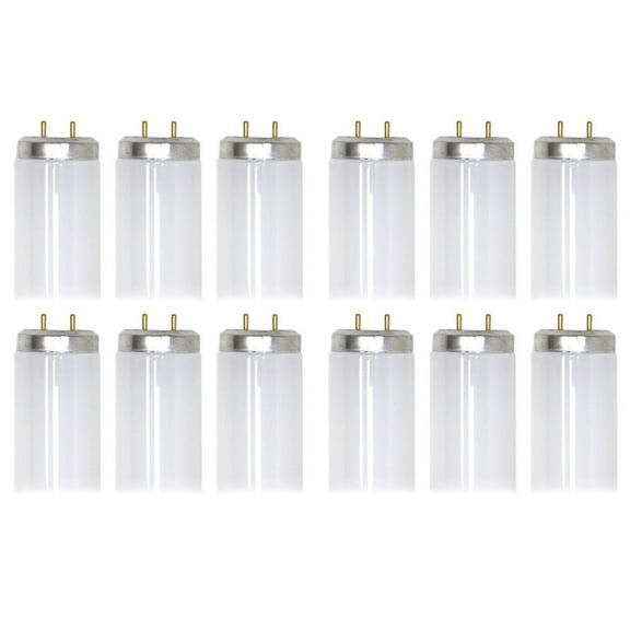 (case of 12 bulbs) GE F30T12 Linear Fluorescent, 36 inch T12, 30 watt, 2350 lumens, 3500K soft white, F30T123SP35