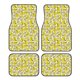 thumbnail image 1 of Fotbe Banana Juego de 4 Tapetes para Auto con Estampado – Alfombrillas de Goma Reforzada, Diseño Antideslizante, Protección para Todo el Año – Vehículos, Autos, Camionetas y SUVs, 1 of 7