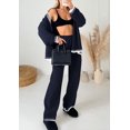 thumbnail image 3 of Conjunto de Ropa Cómoda PRETTYGARDEN Navy 2 Piezas Talle Small, 3 of 8