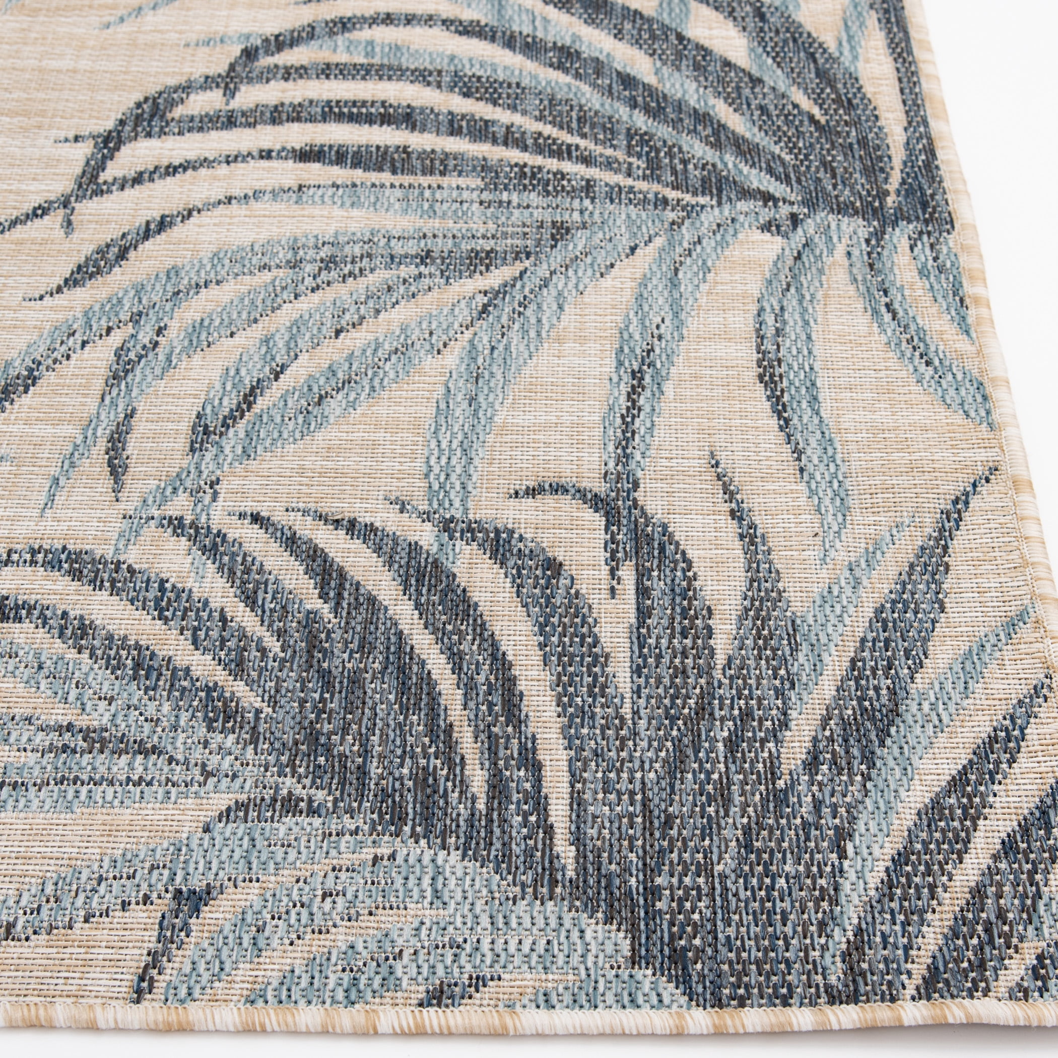 Loomaknoti Melbourne Dalon 5' x 7' Floral Indoor/Outdoor Area Rug , White