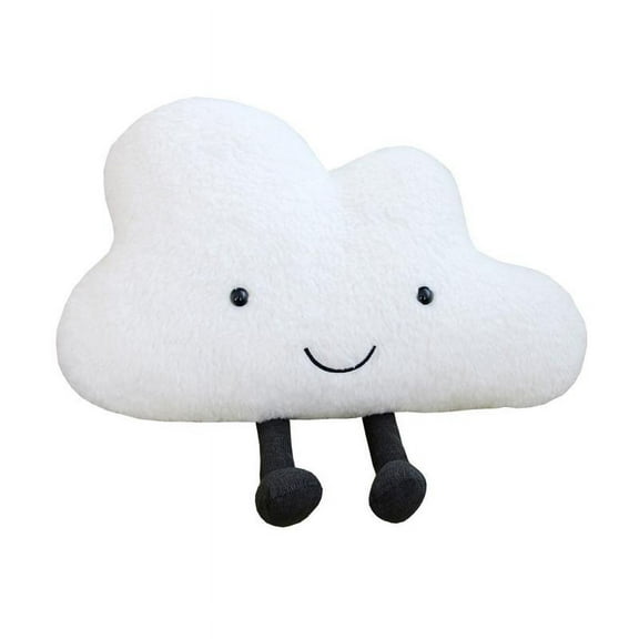 25/50cm Plush Pillow Cloud Stuffed Throw Pillow for House Decors Cute Face Soft Comfort Sleeping Toy Kids Room Decor