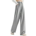 thumbnail image 2 of Women's Maternity Pants Maternity Activewear Jogger Track Cuff Sweatpants Over The Belly Stretchy Pregnancy Pants Gray XXL, 2 of 5