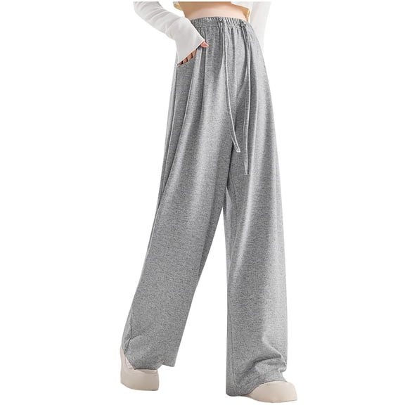 Taqqpue Women's Maternity Pants Solid Color Stretchy Jogger Sweatpants Comfy Casual Pregnancy Workout Lounge Pants with Pockets
