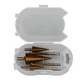 thumbnail image 3 of Drill Bit, Clear Marking Wear Resistant Pagoda Drill Bit Set Universal  Shank Robust  For PVC For Copper, 3 of 8