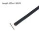 thumbnail image 2 of Cable de alambre de 328 pies (100 m) de acero inoxidable 304 recubierto de vinilo de 3/64" (1 mm) con 30 piezas de funda de aluminio negra, 2 of 7
