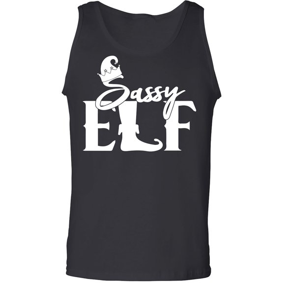 Sassy Elf Adult Tank Top