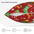 thumbnail image 5 of Kll X-Mas And New Year Decorative Throw Pillow Covers Velvet Soft For Couch Sofa Bedroom Living Room Outdoor -20"X20", 5 of 8