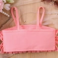 thumbnail image 6 of Xudanell Kids Clothes Girls Sleeveless Spaghetti Strap Tank Tops Denim Shorts Outfits Baby Girl Outfits Pink 7-8 Years, 6 of 8