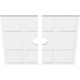 thumbnail image 2 of 34"OD x 5"ID x 11 3/4"C x 1"P Rubik Architectural Grade PVC Contemporary Ceiling Medallion, Two Piece, 2 of 11