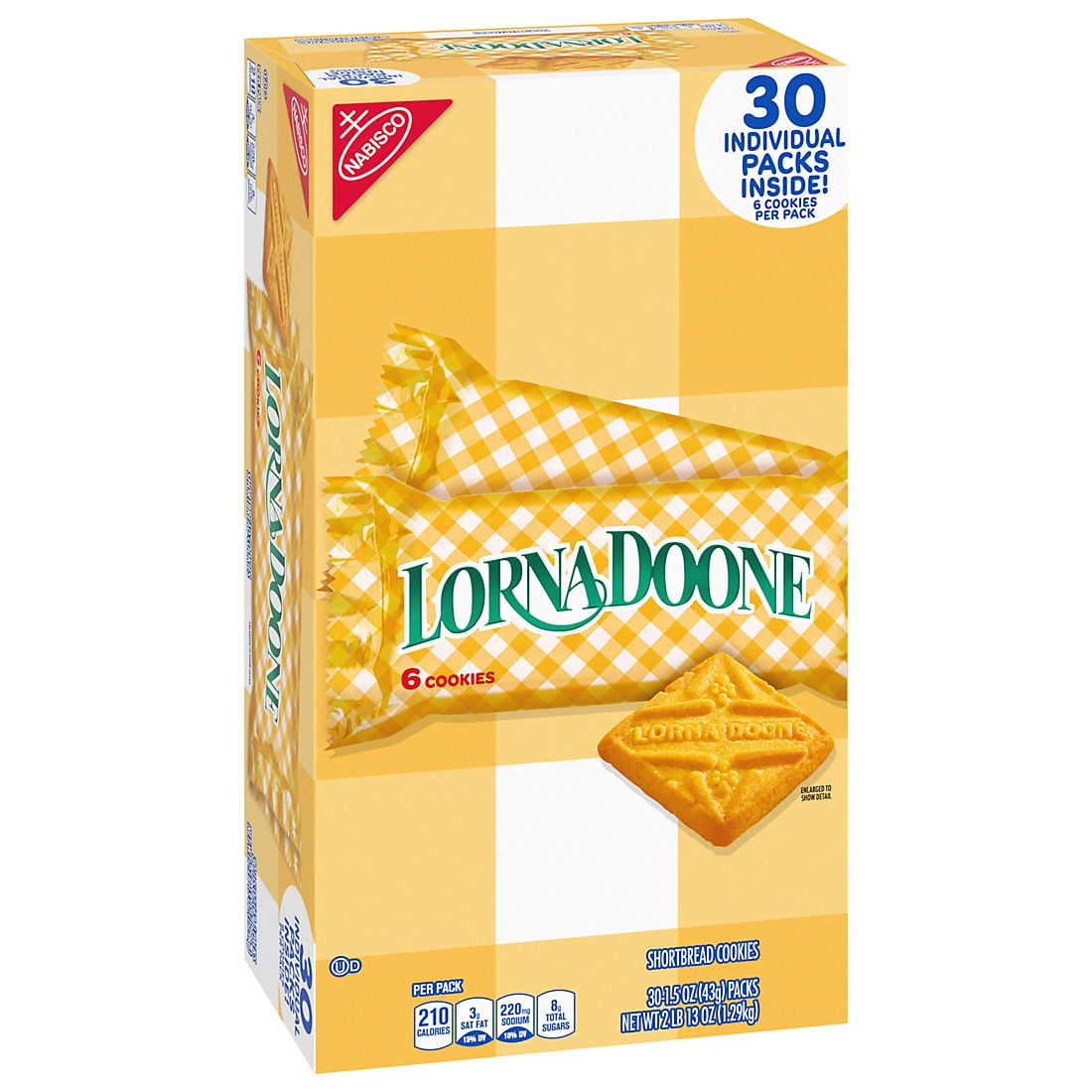 Lorna Doone 30ct Cookies 1.5oz Each Pack