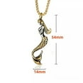 thumbnail image 5 of GKNET Fashionable and Minimalist Gold Mermaid Stainless Steel Pendant Necklace Chain-default, 5 of 6