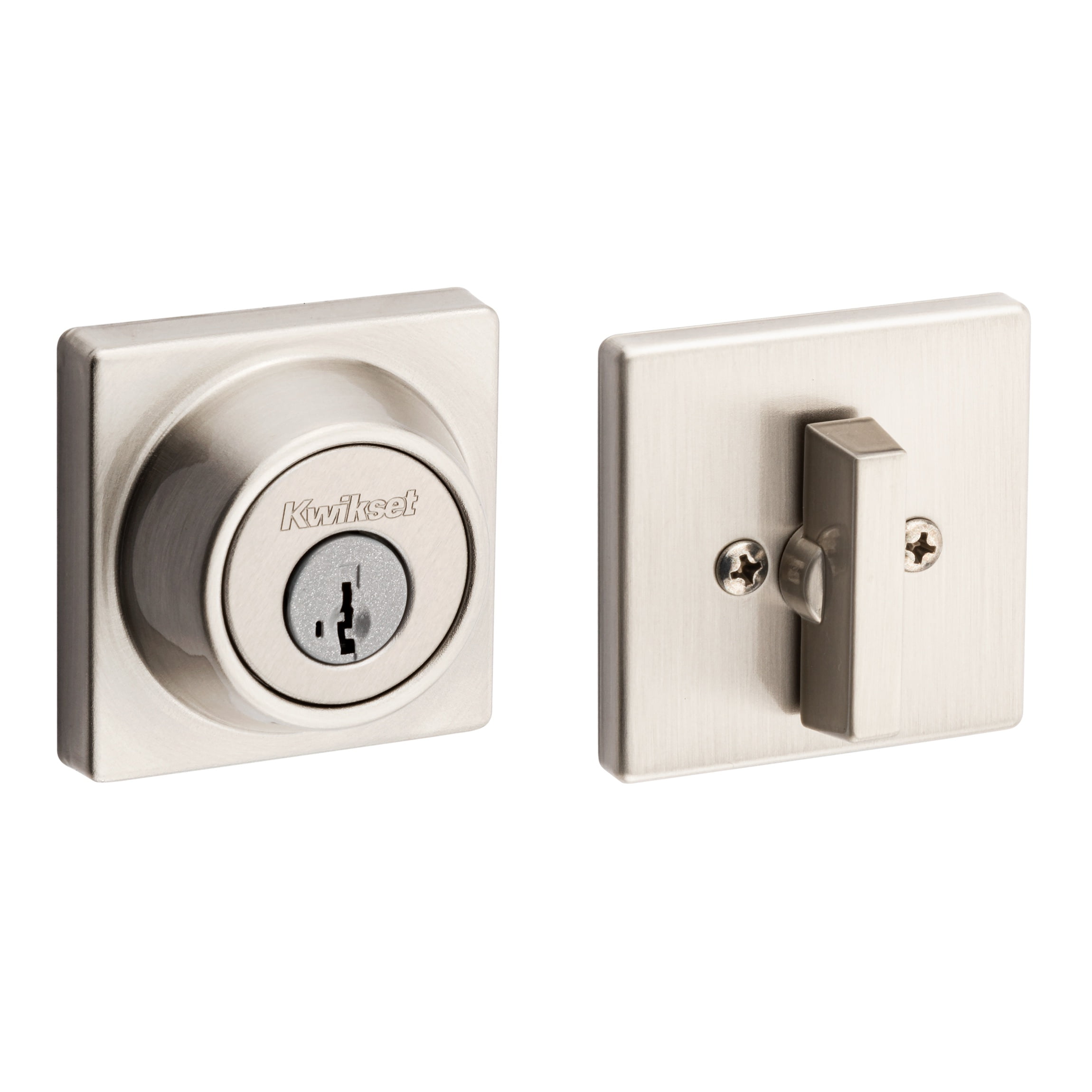 660 Keyed 1 Side Deadbolt w/Square Rose