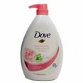 thumbnail image 4 of 12 Dove Body Wash with Pump Rose and Aloe Vera 33.8 oz- Paraben Free Body Wash Microbiome Gentle Formula- Bulk Case, 4 of 6