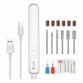 thumbnail image 1 of White Rechargeable Electric Nail Polisher 35000rpm, 1 of 5