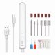 thumbnail image 1 of White Rechargeable Electric Nail Polisher 35000rpm, 1 of 5