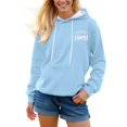 thumbnail image 4 of WZXFASHION Chandail à Col Imprimé pour la Journée de Compétition pour Femmes, Épaules Dénudées, Manches Longues, Liquidation à 50 % de Rabais, Chandail à Capuchon à Fermeture à Glissière Brodé, 4 of 9