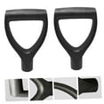 thumbnail image 5 of LEORX 2Pcs Black Plastic Shovel Handles with D Shaped Grip for Snow Shovel and Garden Tools, 5 of 8