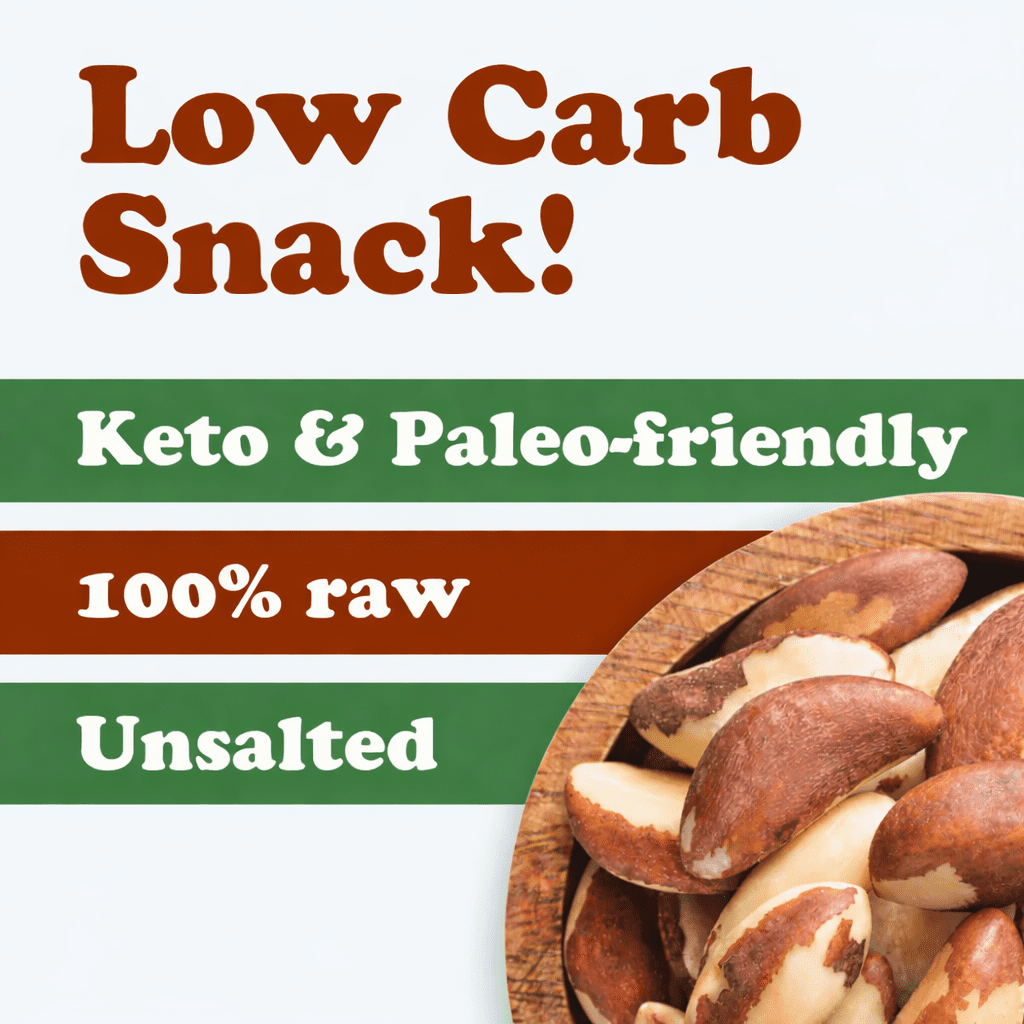 Food to Live Brazil Nuts, 1 Pound - Raw