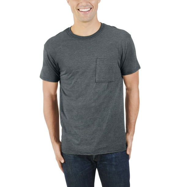 det er alt mirakel dæk Fruit of the Loom Men's and Big Men's 360 Breathe Pocket T Shirt, Up to  Size 4XL - Walmart.com