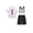 Red-Tie#1, variant on Purcolt Boys 4 PC Formal Outfit Sets Lightweight Collared Short Sleeve Adjustable Suspender Shorts Comfort Breathable Loose Fit Matching Suit Set With Tie Bow for 2-15Years