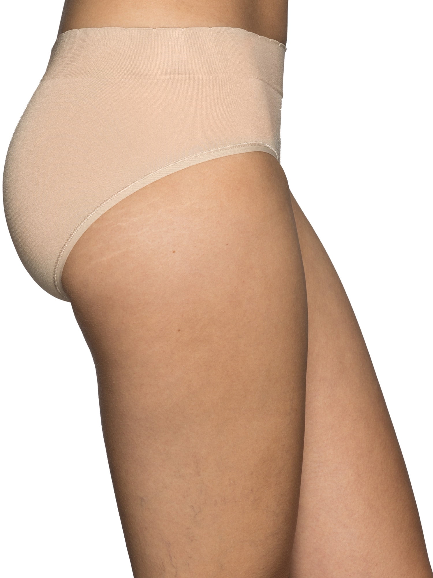 Vanity Fair Lingerie Women's No Pinch No Show Seamless Hipster Underwear, 3-Pack
