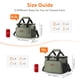 thumbnail image 4 of Bolsa de almuerzo Lifewit, grande, aislante, 15 L, color verde oscuro, 4 of 7