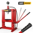 TUFFIOM 10Ton Benchtop Hydraulic Shop Press, Metal Tool with Pressure