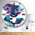 thumbnail image 2 of DesignArt Out Of Focus Large Wall Clock, 2 of 2